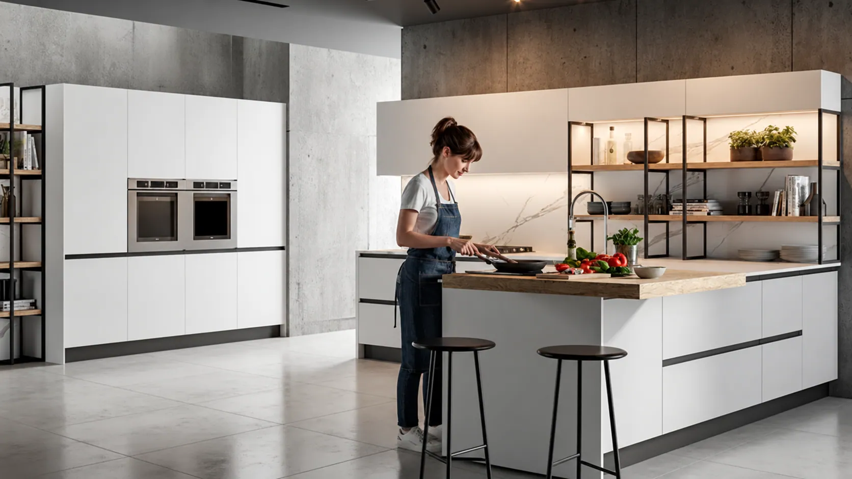 Cucina Arredo3 nello showroom Living